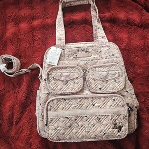 NWT Lug Puddle Jumper LE Tote In Sketch Floral Blush